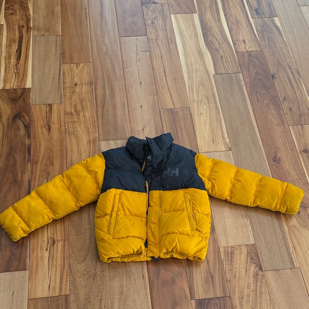 Helly Hansen Kids Puffer Jacket - Mustard and Black